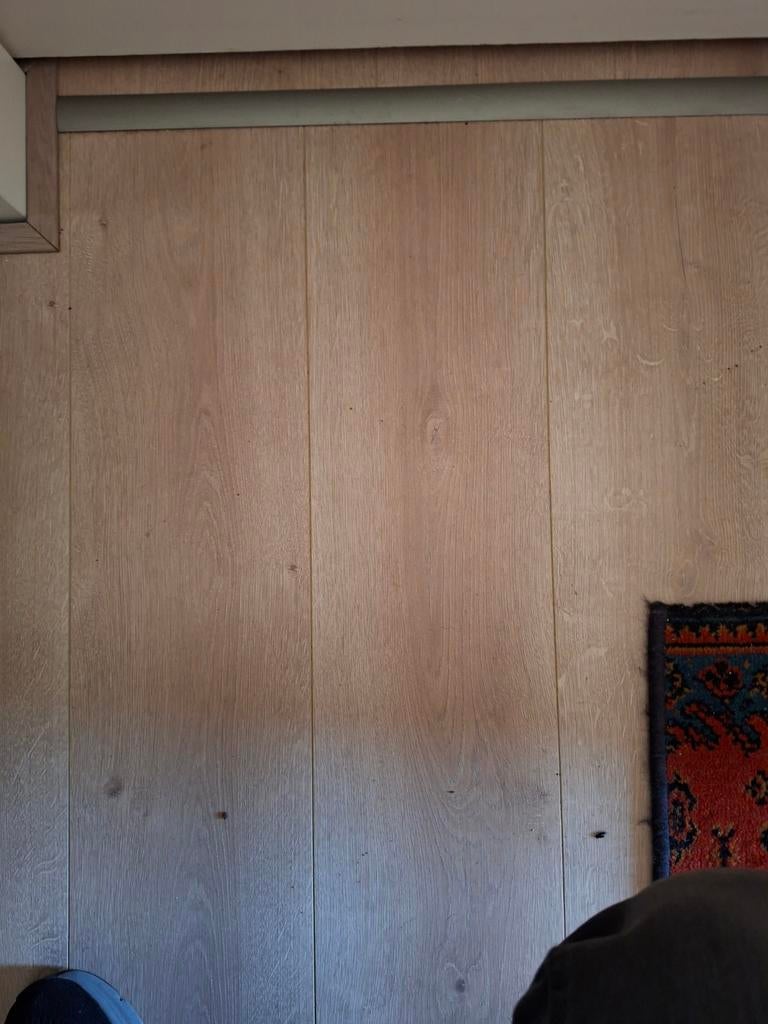 Laminaat met ondervloer, Ophalen, Gebruikt, Bruin, Houtlook