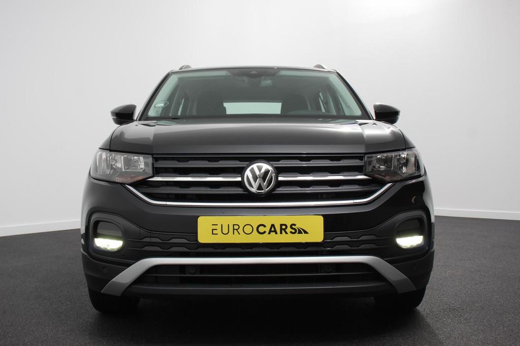 Volkswagen T-Cross 1.0 TSI 115pk DSG Life Plus | Navigatie |, Gebruikt, Zwart, 116 pk, Zwart