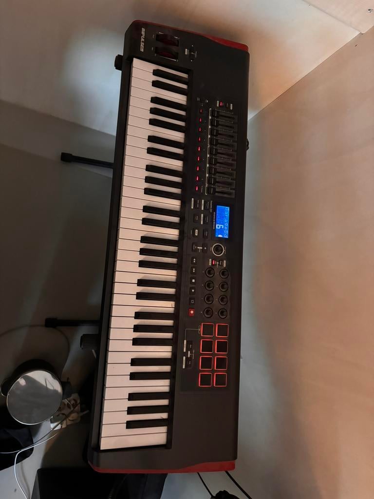 Novation Impulse 61 MIDI keyboard, 61 toetsen, Midi-aansluiting, Zo goed als nieuw, Ophalen