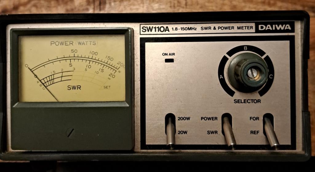 Daiwa SW-110A power/swr meter, Telecommunicatie, Zenders en Ontvangers, Ophalen of Verzenden