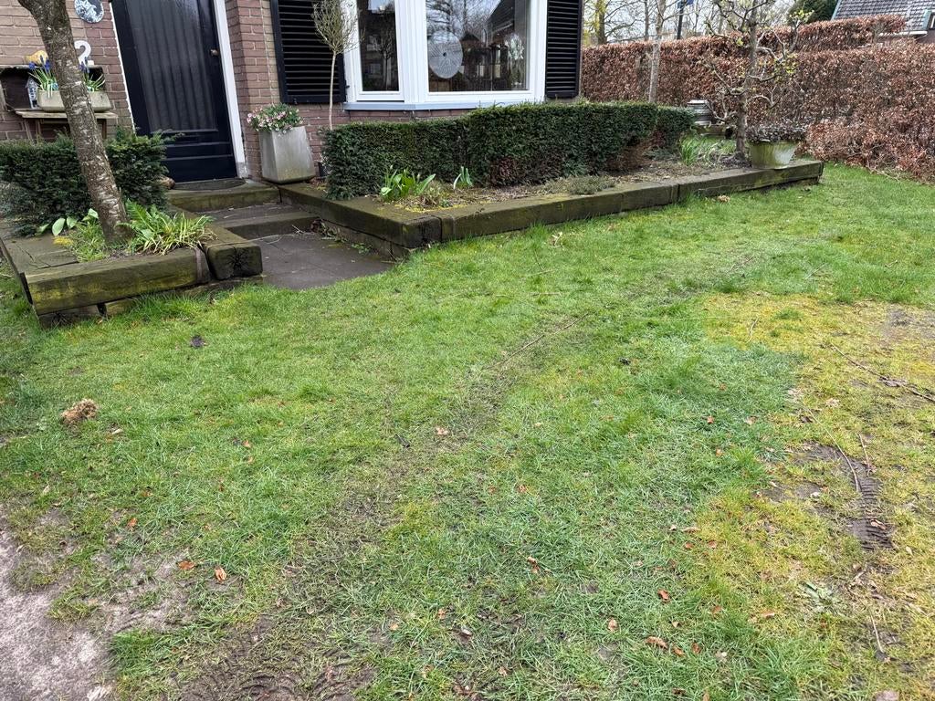 20 harde eiken spoorbielzen voor tuin en landschap, Tuin en Terras, Bielzen en Borders, Ophalen, Gebruikt, Hout, Biels