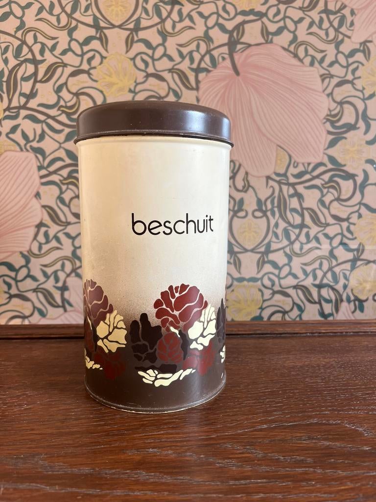Brabantia vintage beschuit blik, Ophalen of Verzenden, Zo goed als nieuw, Overige