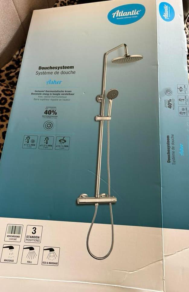Atlantic douchesysteem Asher GAMMA (incompleet) - nieuw, Ophalen of Verzenden, Nieuw