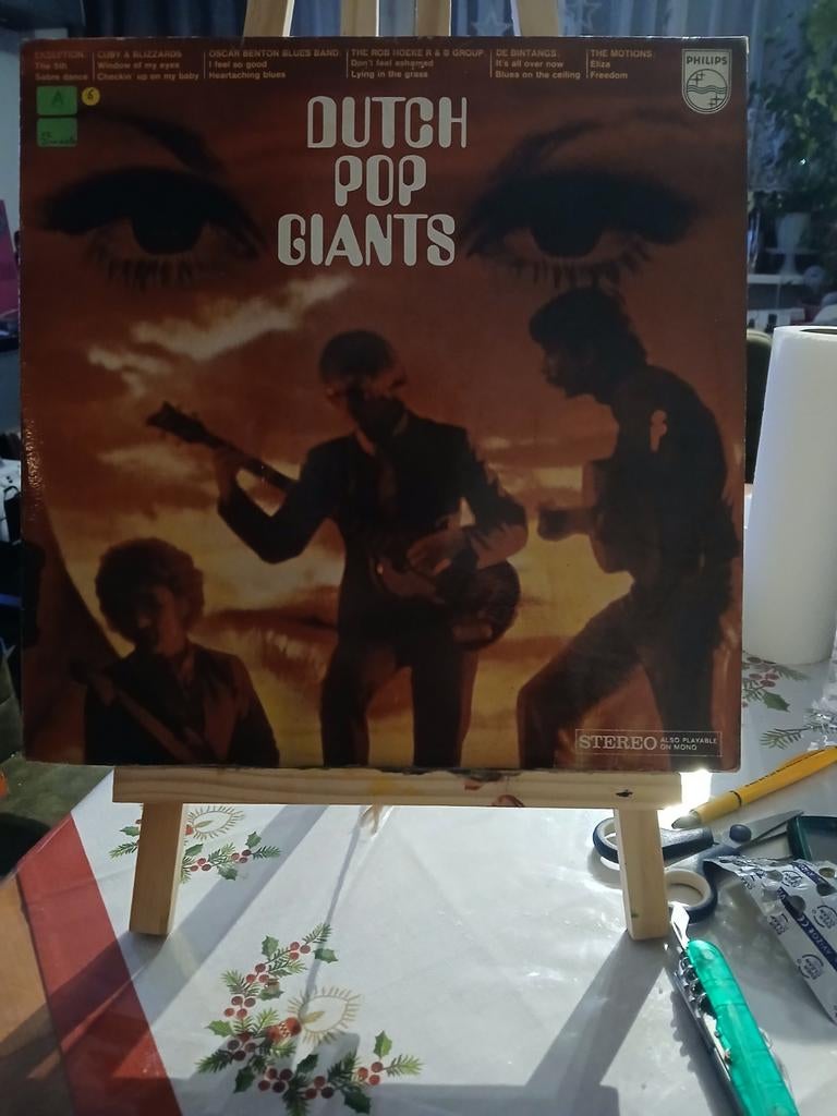 Dutch Pop Giants LP - Diverse Artiesten (Philips), Ophalen of Verzenden, 1960 tot 1980, Gebruikt, 12 inch