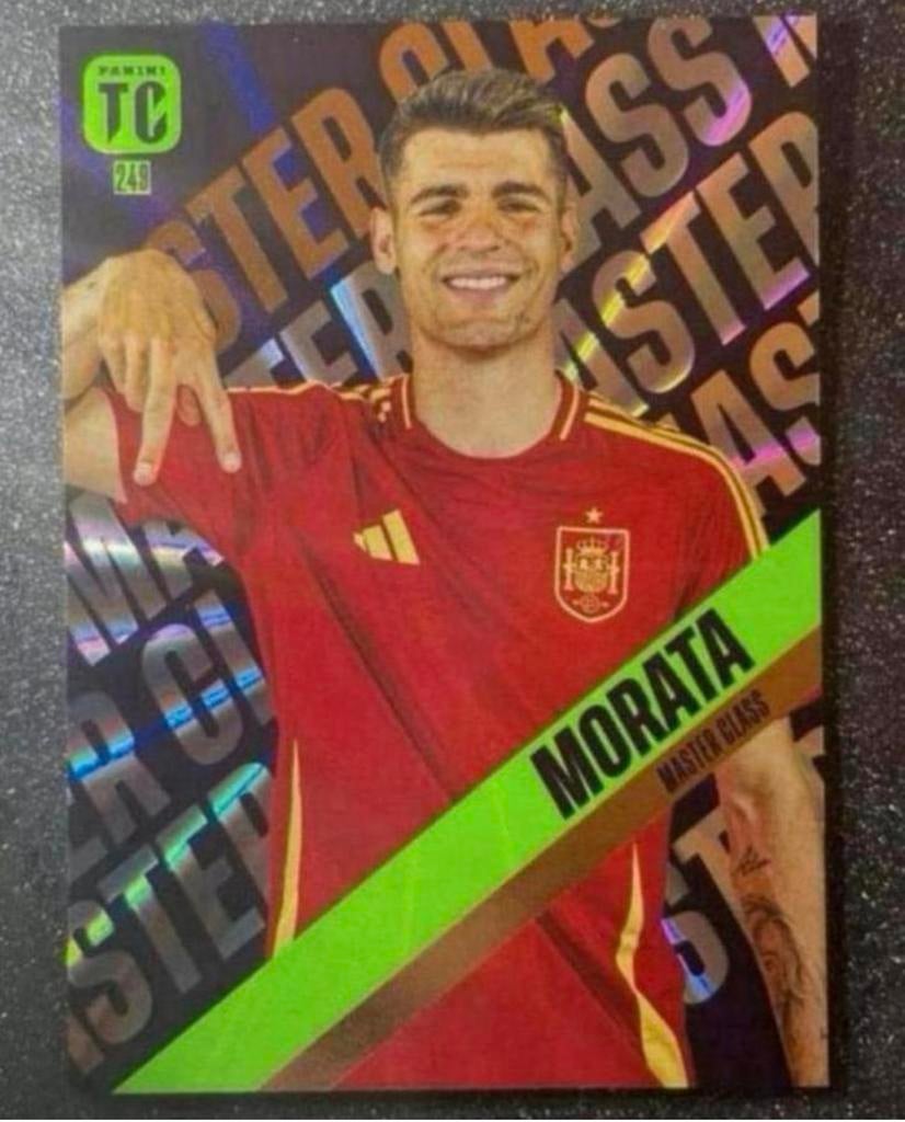 Panini Top Class 2025    MASTER CLASS    MORATA    ESPAÑA, Hobby en Vrije tijd, Stickers en Plaatjes, Verzenden, Zo goed als nieuw