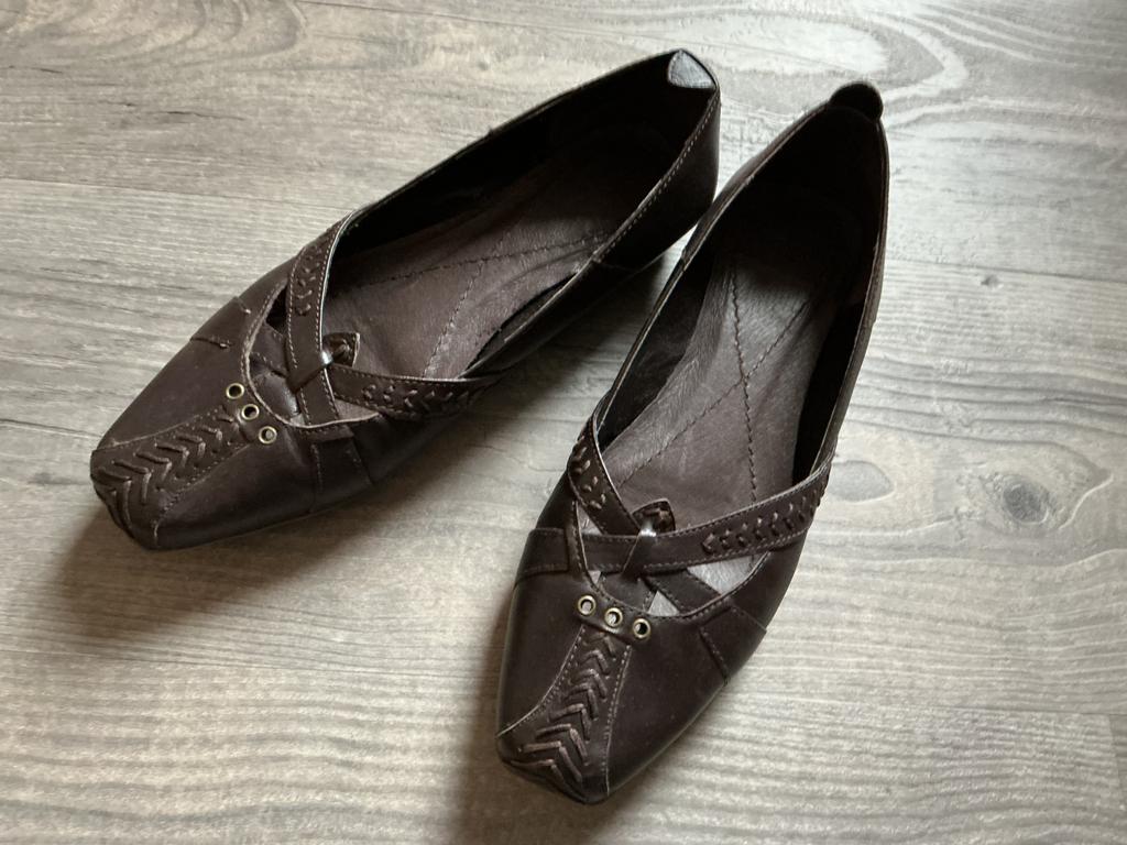 Bruine Instappers mexx mt 37, Bruin, Instappers, Ophalen of Verzenden, Zo goed als nieuw