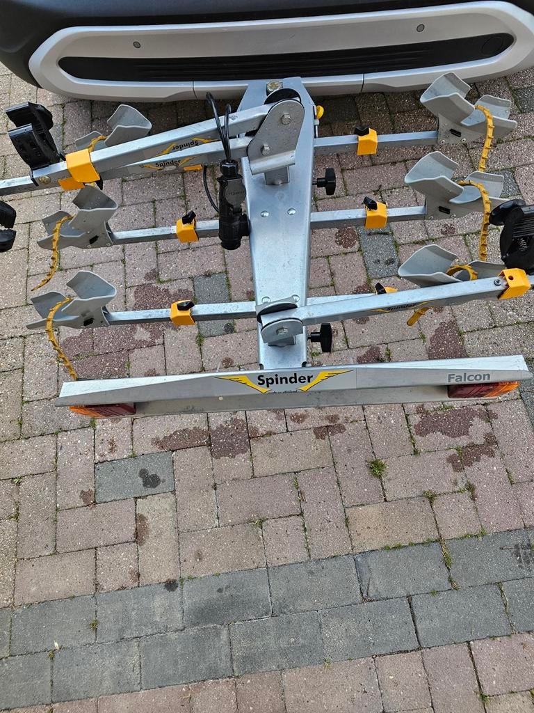 Falcon Spinder Fietsendrager RC-3-F – 3 Fietsen – 60 kg –, Ophalen, Gebruikt, Trekhaakdrager
