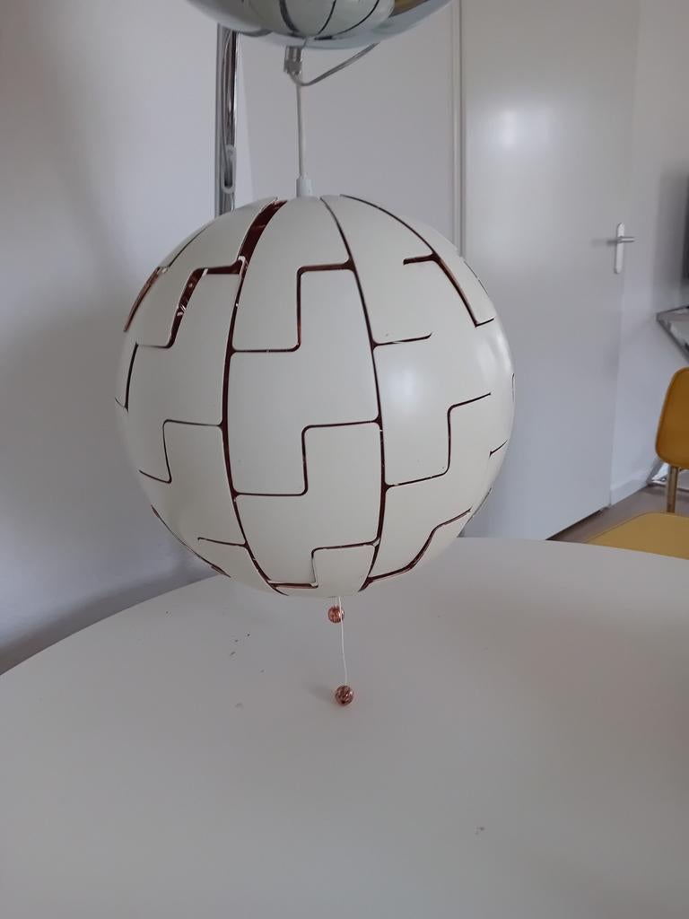 Mooie ikea PS hanglamp BINNENKANT IS KOPER KLEUR izgst, Ophalen, Zo goed als nieuw, Minder dan 50 cm