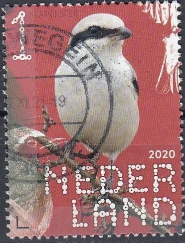 Nederland -NL10.29- 2020- Bos en Heidevogels- Klapekster- G, Verzenden, Na 1940, Gestempeld