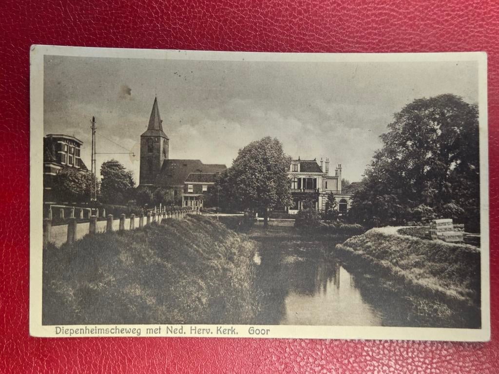 Goor bij Rijssen Diepenheimscheweg met Ned. Herv. Kerk, Verzamelen, Ophalen of Verzenden