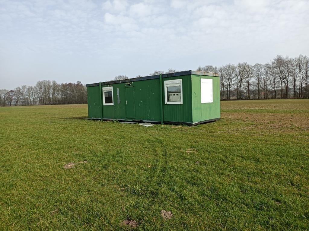 Kantoor- cq woonunit 3x10 meter, Ophalen