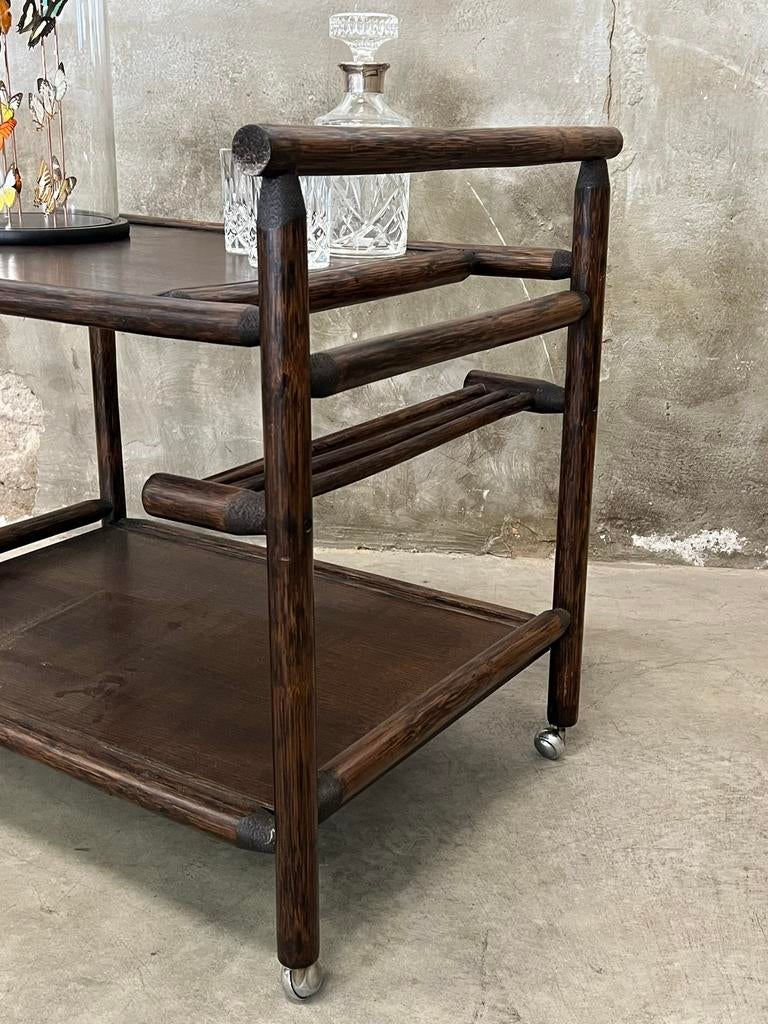 Vintage barcart, trolley drank, serveerwagen, Ophalen