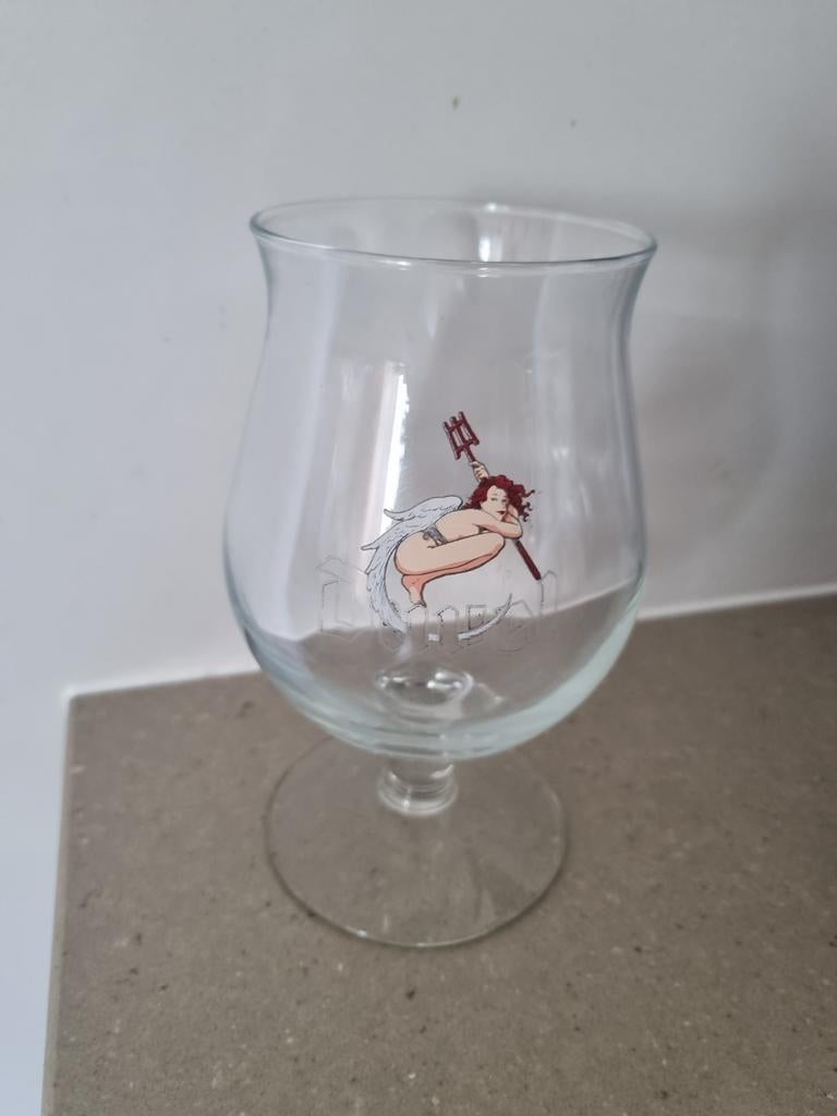 Duvel glas Hopduivel 2001, Verzamelen, Ophalen of Verzenden, Zo goed als nieuw, Glas of Glazen, Duvel