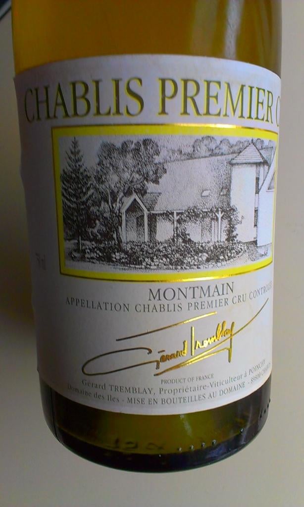 Chablis 1e Cru 1997 o.a. Montmain van Gerard Tremblay 36 fl., Frankrijk, Nieuw, Ophalen of Verzenden, Witte wijn