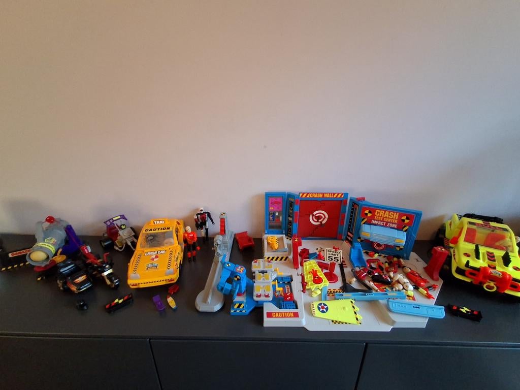Tyco Crash Dummies speelgoed collectie vintage, Ophalen of Verzenden, Gebruikt, Jongen of Meisje