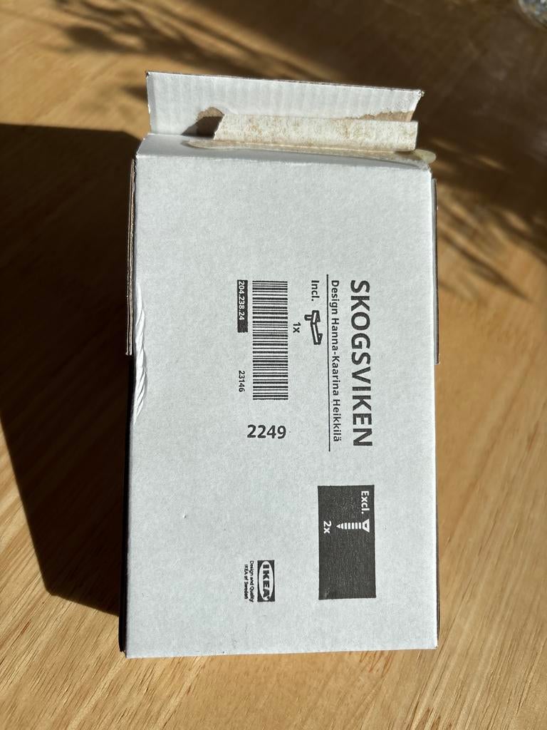 IKEA SKOGSVIKEN toiletrolhouder - Zwart, Ophalen, Nieuw, Zwart, Overige typen