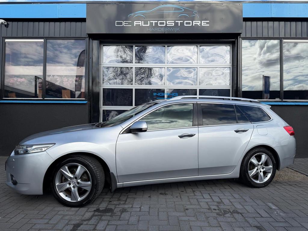 Honda Accord Tourer 2.0 Executive Navi Cruise Bi-Xenon Stoel, Auto's, Honda, Voorwielaandrijving, Euro 5, Zwart, Handgeschakeld