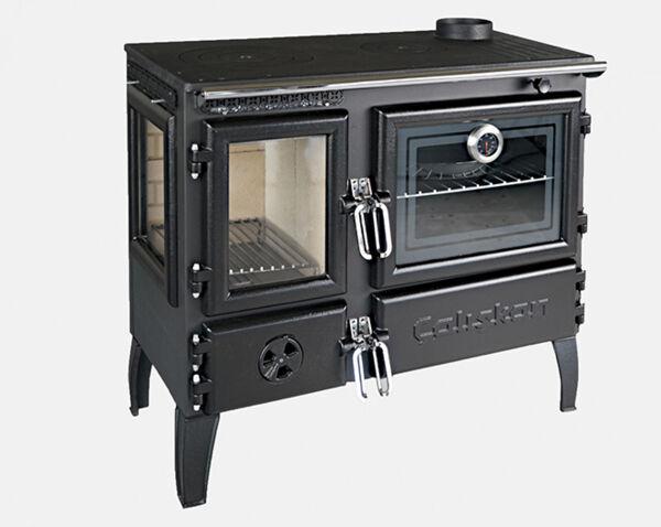 Stalen Houtkachel met oven | ÇALI?KAN Model 214 3D 7kw, Niet ingevuld, Niet ingevuld, Ophalen of Verzenden, Vrijstaand