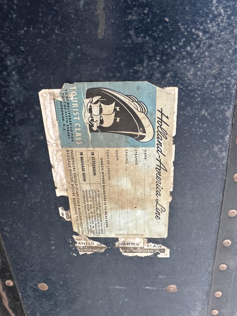 Hutkoffer, Huis en Inrichting, Woonaccessoires | Kisten, Ophalen, Gebruikt, 50 tot 100 cm, 75 cm of meer