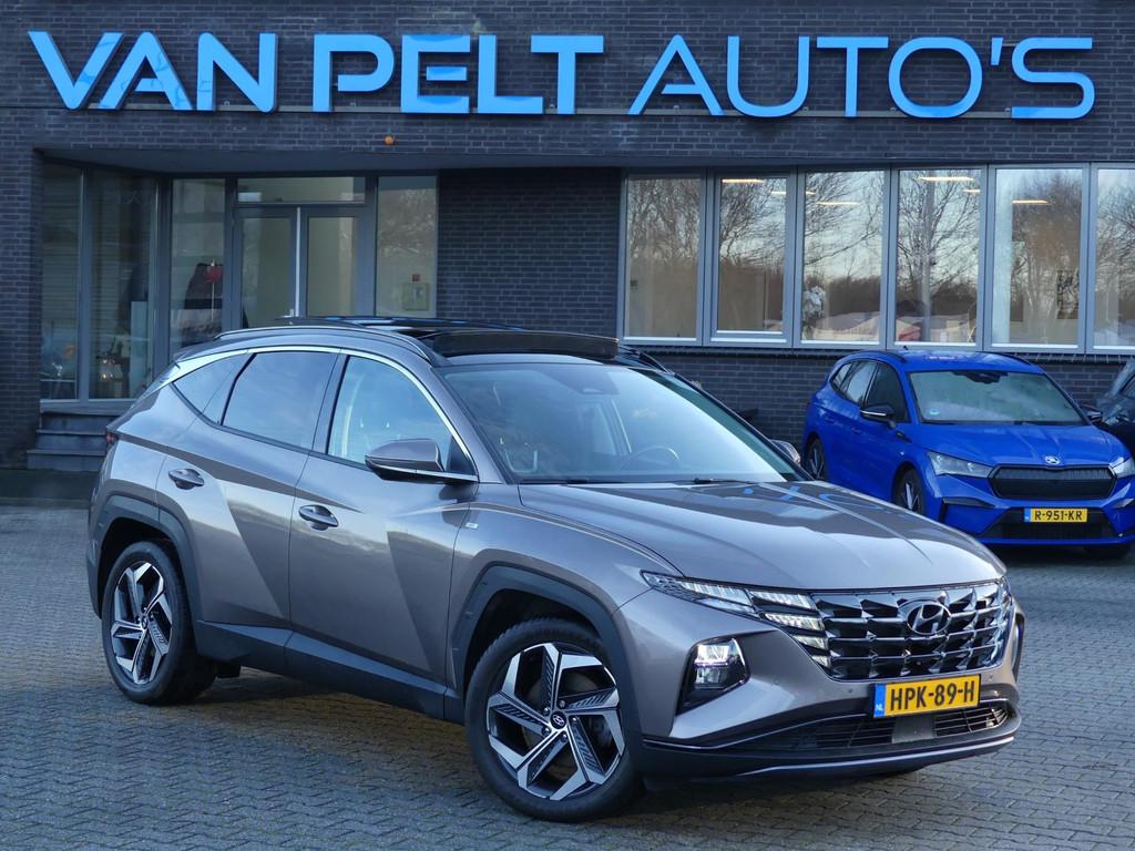 Hyundai TUCSON 1.6 T-CRDI Diesel-Hybrid Premium Sky / Pano /, Automaat, Gebruikt, 4 cilinders, Bruin