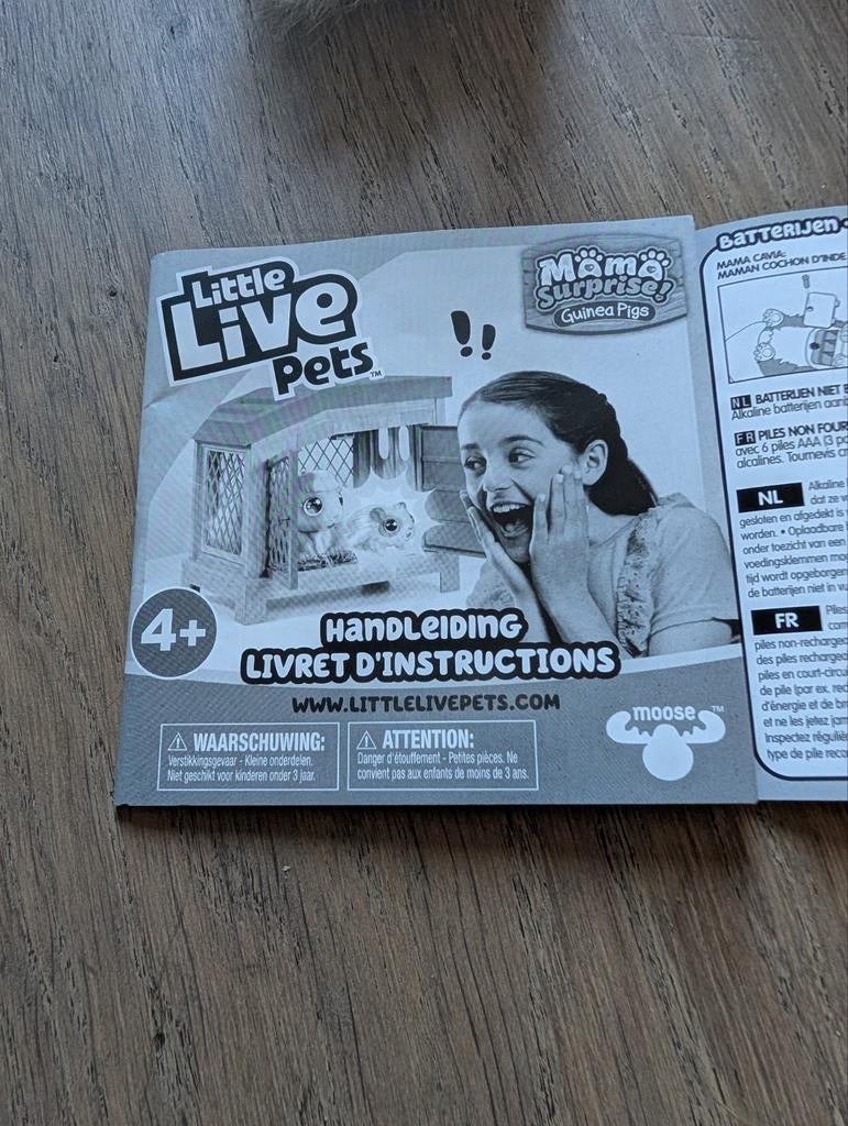 Little Live Pets Mama Surprise Cavia met 3 baby's, Ophalen, Zo goed als nieuw, Overige typen