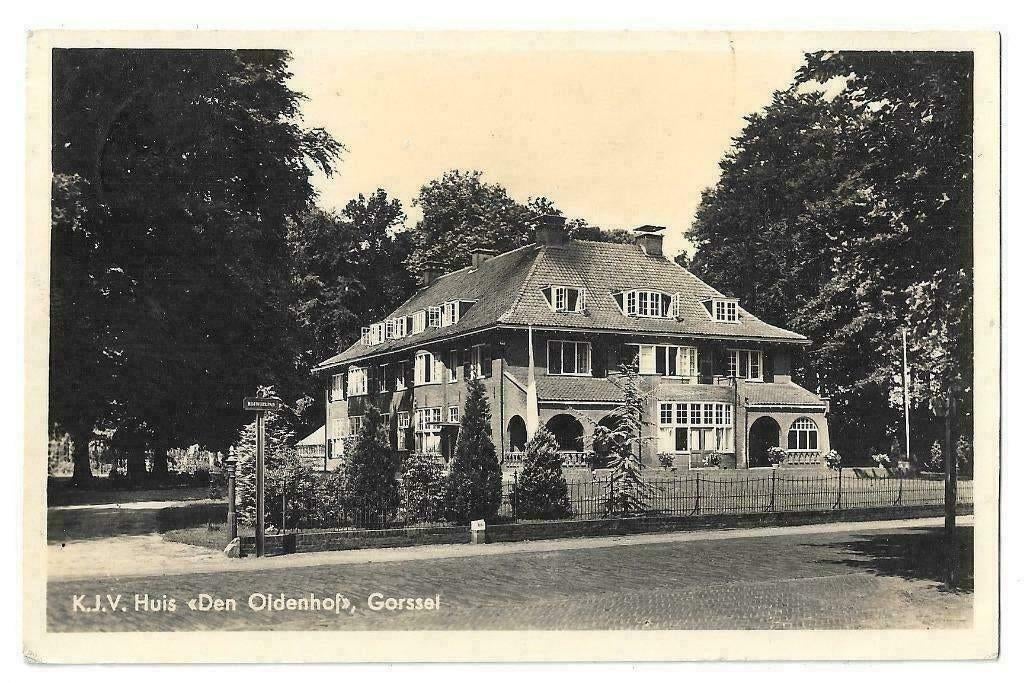 AK Gorssel - K.J.V. Huis "Den Oldenhof", Verzenden, 1940 tot 1960, Gelopen, Gelderland