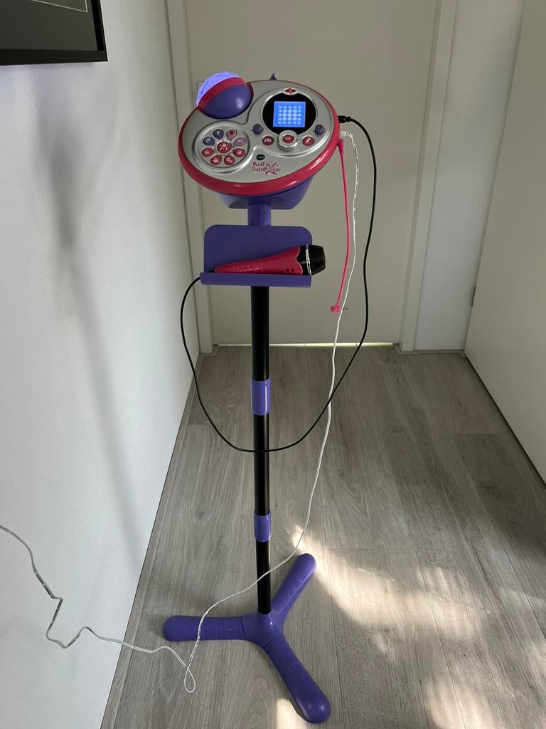 Vtech kidi superstar show met microfoon, Kinderen en Baby's, Speelgoed | Vtech, Zo goed als nieuw, Ophalen of Verzenden