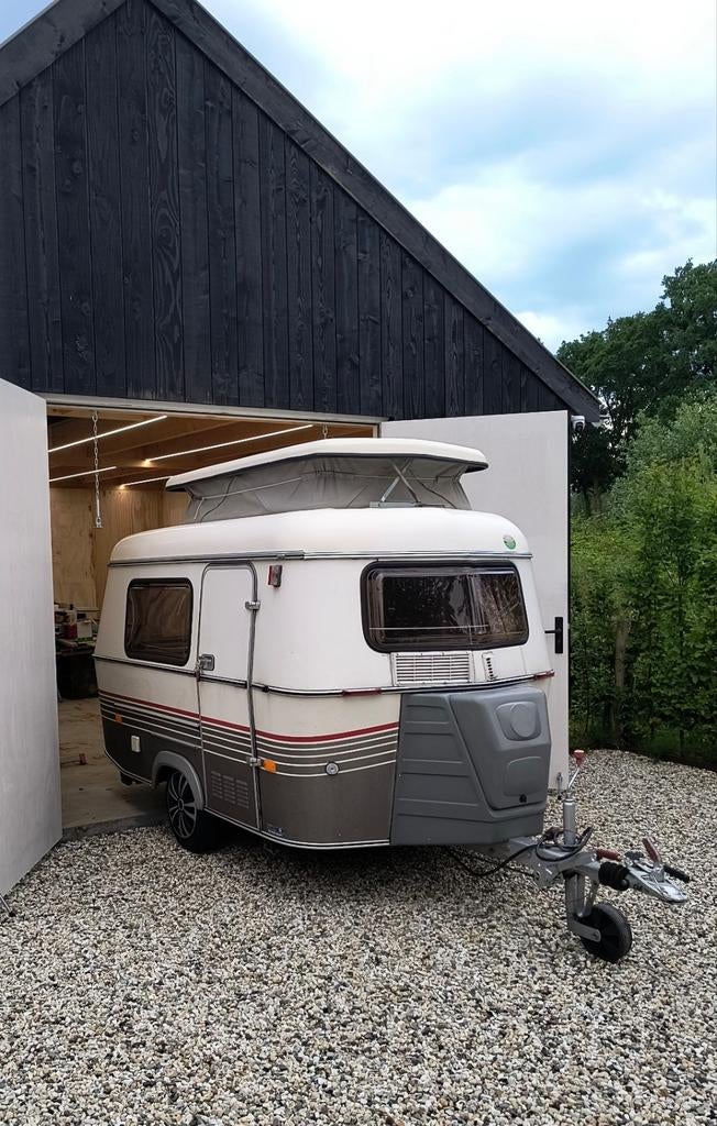 Eriba Puck 1990, Caravans en Kamperen, Caravans, Particulier, tot en met 2, tot 500 kg, Rondzit, Eriba, Fietsenrek, Hefdak, Koelkast