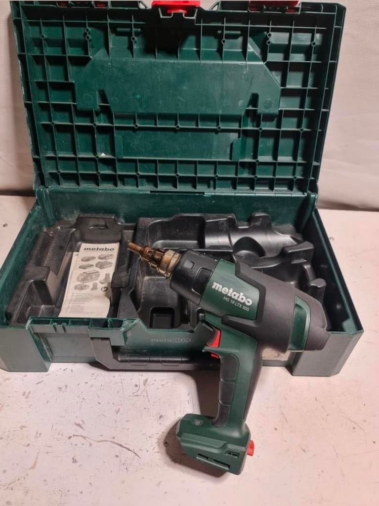 Metabo HG 18 LTX 500-M 18V Li-ion accu Heteluchtpistool body, Nieuw, Ophalen of Verzenden, N.v.t, N.v.t