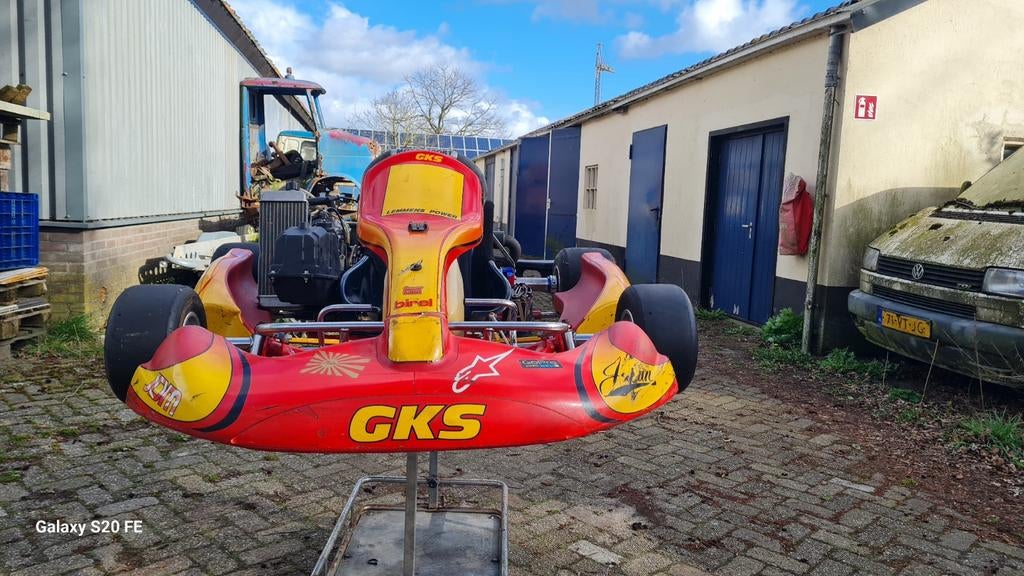 Te koop birel  met rotax max senior, Sport en Fitness, Karting, Ophalen, Kart