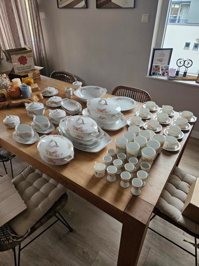 Zeer complete vintage Thomas Bavaria porseleinen serviesset, Antiek en Kunst, Antiek | Servies compleet, Ophalen of Verzenden