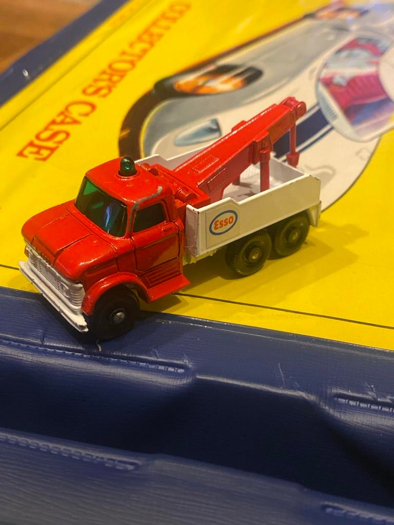 Matchbox takelwagen havy wreck Esso logo lesney n 71, Ophalen of Verzenden, Gebruikt, Bus of Vrachtwagen