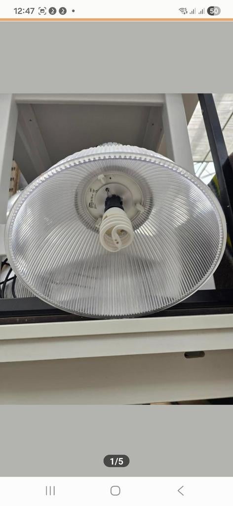 Industriële lampen, Ophalen of Verzenden, Gebruikt, Metaal of Aluminium