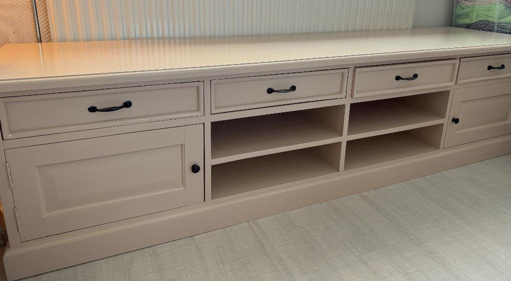 TV meubel, Ophalen, Gebruikt, 150 tot 200 cm, Minder dan 100 cm