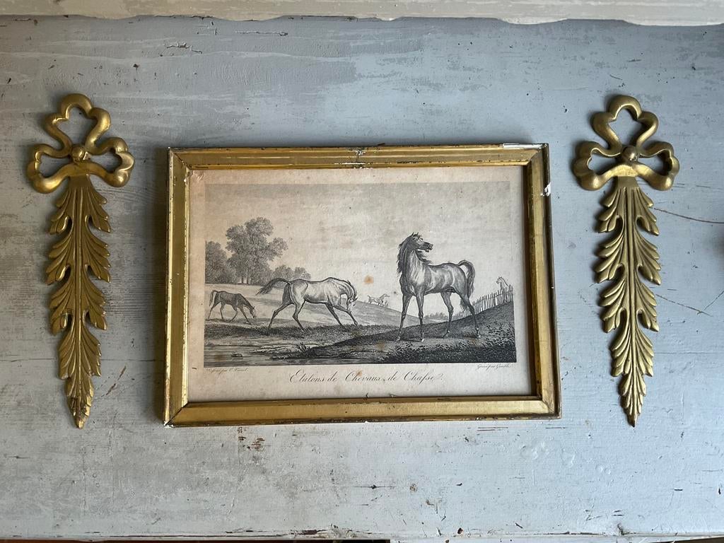 Sale bois doré lijstje *tres belle*, Antiek en Kunst, Kunst | Etsen en Gravures, Verzenden