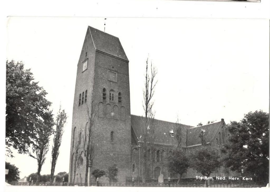 Jt13-117   Stedum Kerk, Verzenden, 1960 tot 1980, Gelopen, Groningen