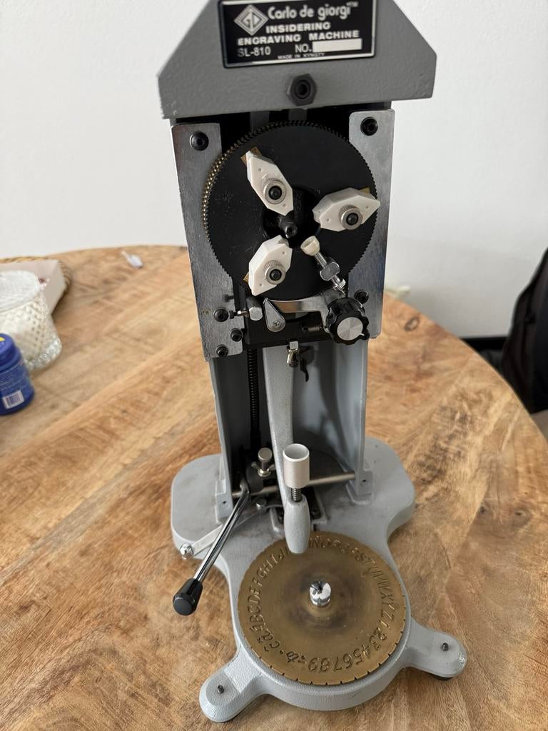 Carlo de Giorgi SL-810 Ring Graveermachine, Ophalen of Verzenden, Gebruikt