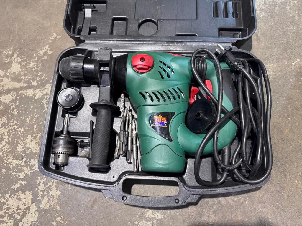 Topcraft Pneumatische Boorhamer, Ophalen, Boor- en/of Breekhamer, Zo goed als nieuw, Variabele snelheid