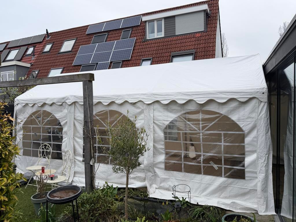 Professionele PVC Partytent 3x6 meter, Ophalen, Gebruikt, Partytent, Minder dan 4 meter
