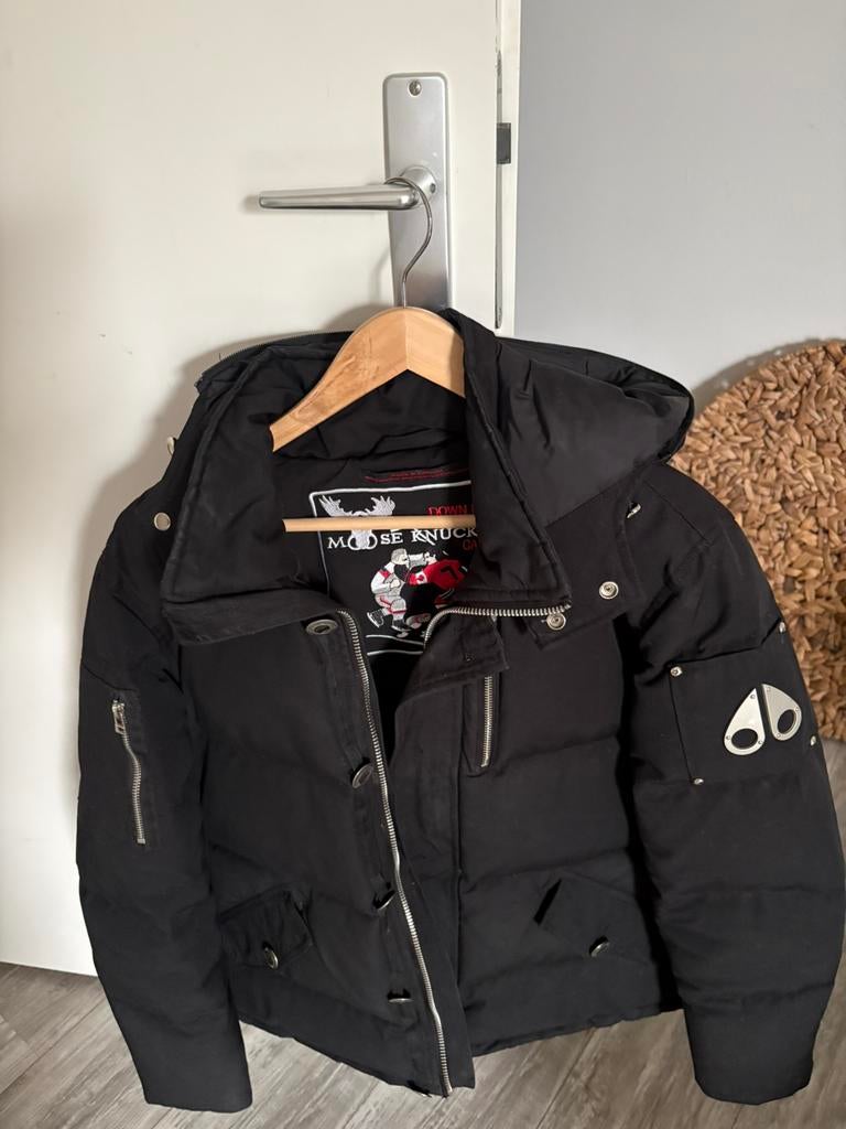 Te koop net Moose Knuckles., Ophalen of Verzenden, Zo goed als nieuw, Maat 48/50 (M), Zwart
