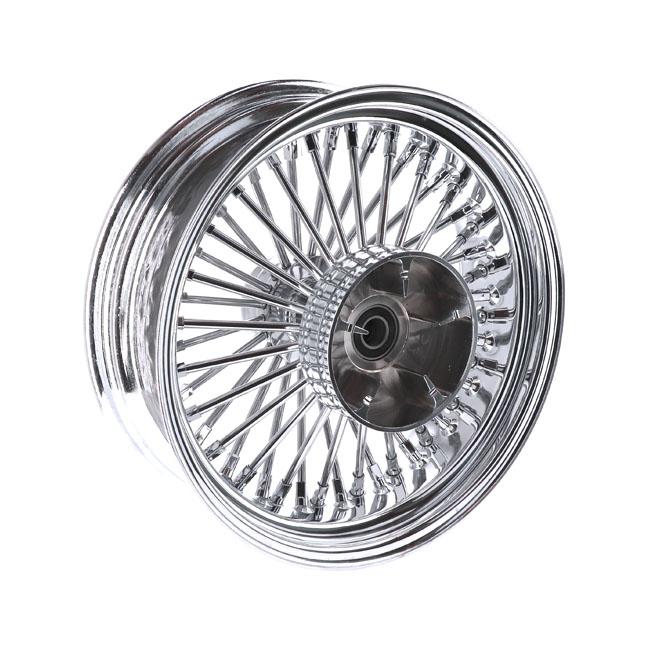 Fat spokes achterwiel chroom 5.50 x 16 inch 08-25 Touring, Motoren, Ophalen, Petroleumhavenweg 26, Info@taco-motos.com, Nieuw