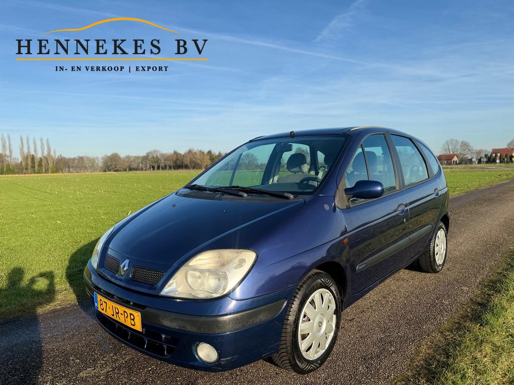 Renault Scénic 1.6-16V Expression AUTOMAAT 88.000 km NAP, Stof, 4 cilinders, Blauw, Origineel Nederlands