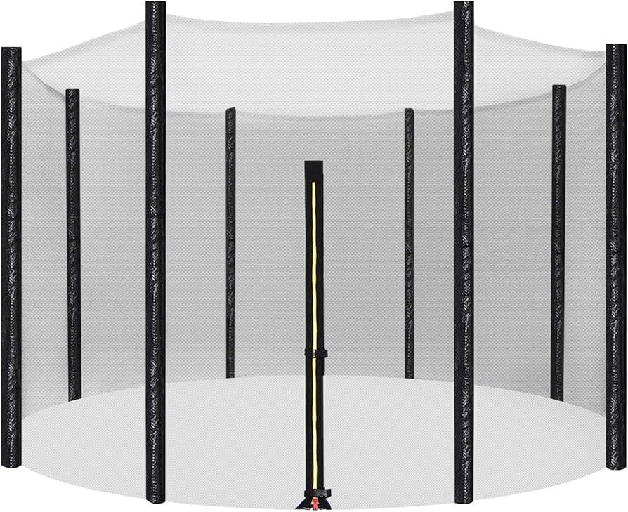 SONGMICS Veiligheidsnet voor ronde trampoline Ø 244-366 cm, Ophalen of Verzenden, Nieuw