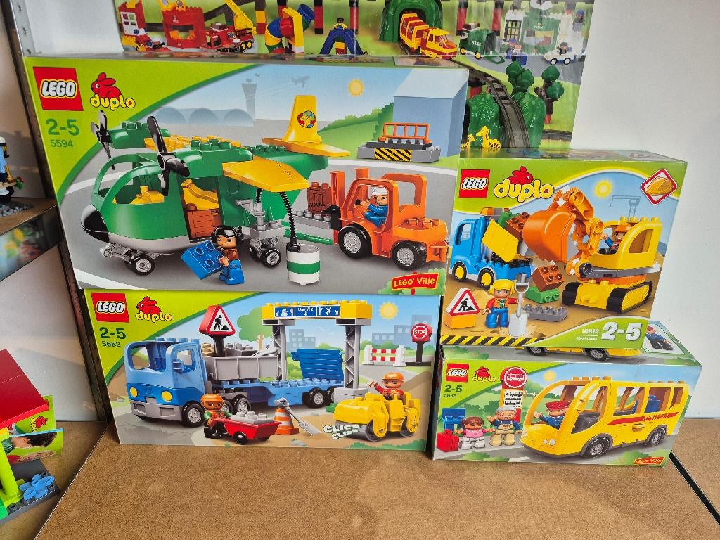5 Duplo sets compleet met doos, Ophalen of Verzenden, Zo goed als nieuw, Complete set, Duplo