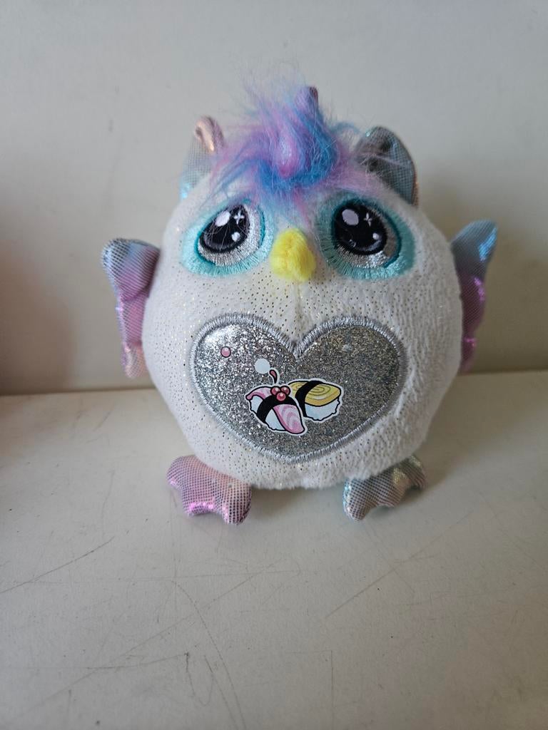 Kleine witte Rainbowcorn met glitter - 10 cm, Ophalen of Verzenden, Zo goed als nieuw, Overige typen