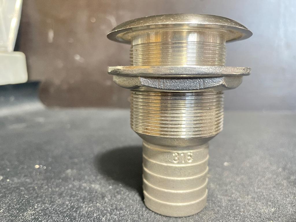 RVS uitlaat huiddoorvoer, Watersport en Boten, Accessoires en Onderhoud, Ophalen of Verzenden, Nieuw, Motor en Techniek