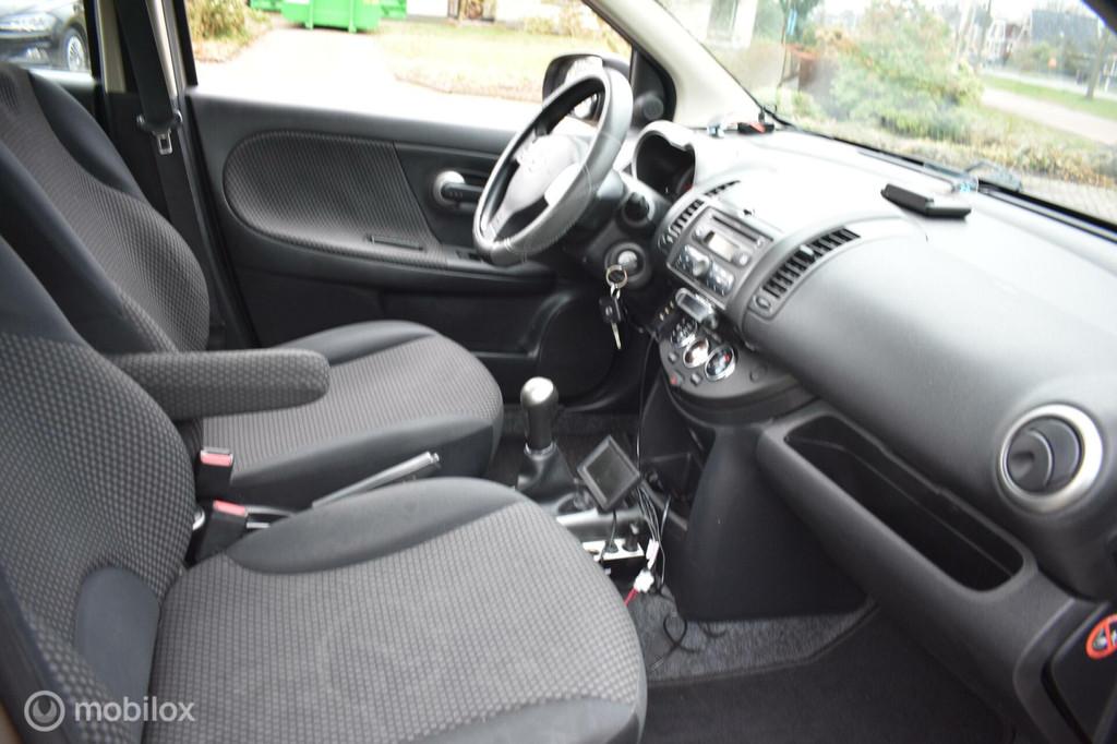 Nissan Note 1.4 Acenta '07 Clima|LM wielen|Trekhaak!, Voorwielaandrijving, Stof, 40 €/maand, 4 cilinders