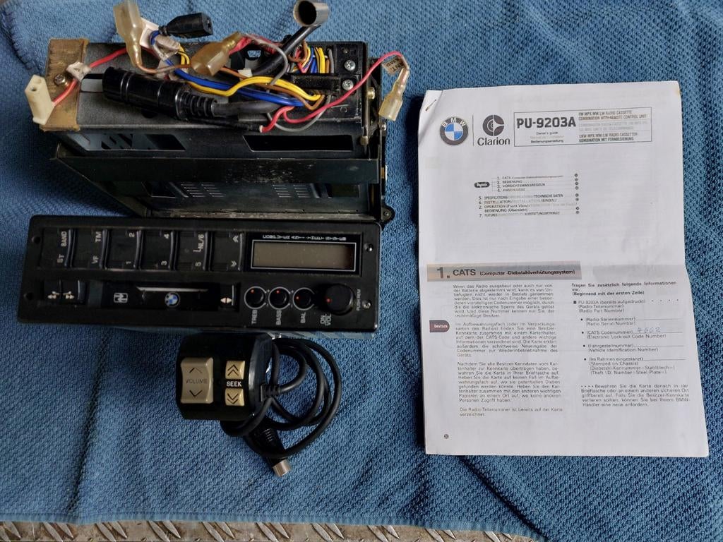 BMW radio K75RT | K100RT | K1100LT | R1100RT | R850RT, Ophalen of Verzenden, Gebruikt, BMW