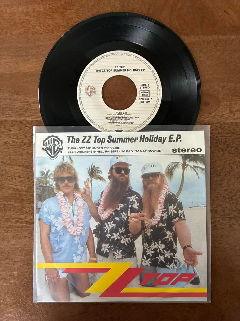 ZZ Top EP - Tush + 3, Cd's en Dvd's, Vinyl Singles, Ophalen of Verzenden, 7 inch, Single