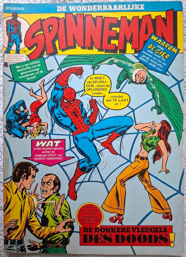 DE WONDERBAARLIJKE SPINNEMAN 2. WILLIAMS LEKTUUR. 1975., Eén comic, Ophalen of Verzenden, Gelezen, Amerika